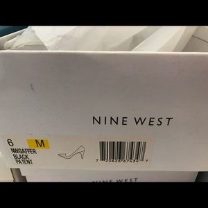 Nine West Black Patent Leather Heels